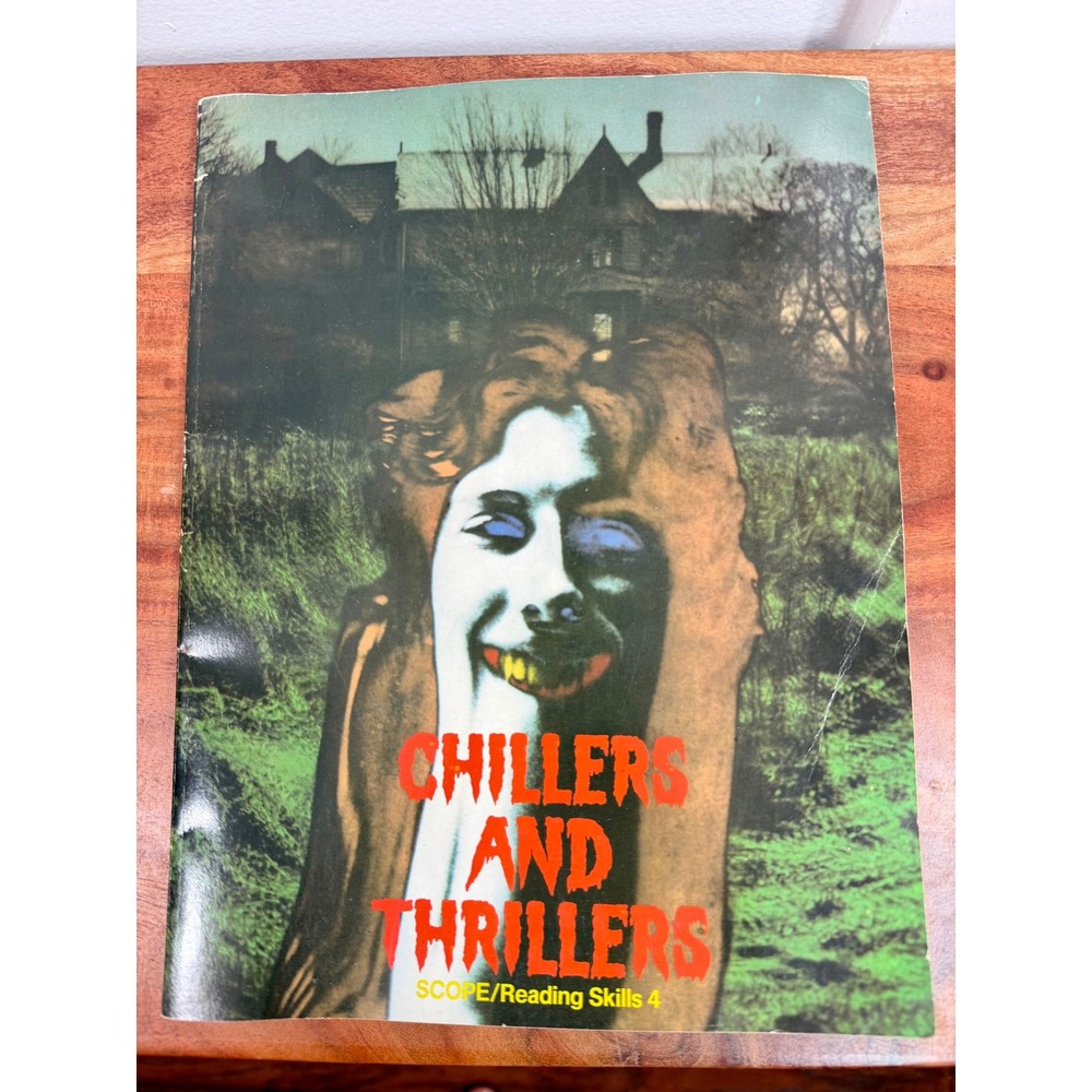 Chillers and Thrillers Scholastic Scope Reading Skills 4 Vintage Horror TV VTG